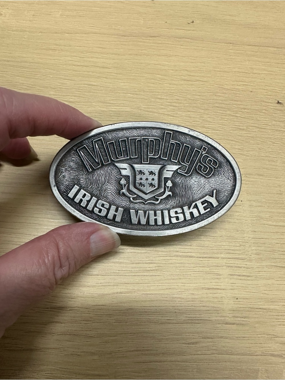 Murphys Irish Whiskey Belt Buckle EUC